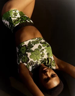 Sundek TOP CROPPED CON STAMPA ZAGABRA