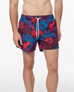 Sundek COSTUME DA BAGNO CORTO VITA ELASTICATA STAMPA PURPLE PRINT