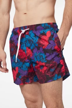 Sundek COSTUME DA BAGNO CORTO VITA ELASTICATA STAMPA PURPLE PRINT -Moda Sconto M633BDRT44P D