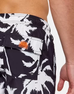 Sundek COSTUME DA BAGNO CORTO CON STAMPA MULTIPALM -Moda Sconto MAN BDVOLLEY13SO PRINTEDSWIMTRUNKS BLACK M642BDRT4MZ 004MZ 16