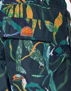 Sundek COSTUME DA BAGNO CORTO CON STAMPA TOUCANETS -Moda Sconto MAN BDVOLLEY14FA SWIMTRUNKS PINE M633BDRT4TU 551TU 19