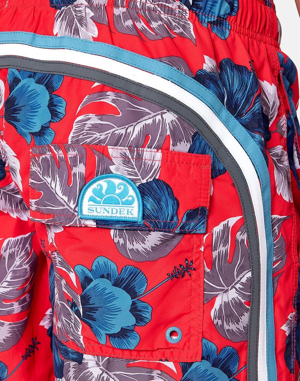 Sundek COSTUME DA BAGNO CORTO VITA ELASTICATA REPREVE® CON STAMPA 3 Sundek COSTUME DA BAGNO CORTO VITA ELASTICATA REPREVE® CON STAMPA - immagine 3