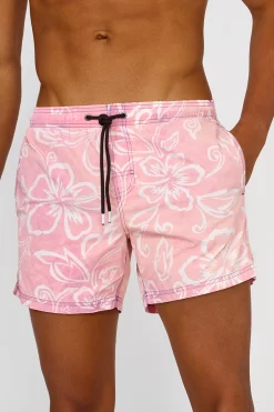 Sundek COSTUME DA BAGNO STAMPA HIBISCUS - GOLDENWAVE SPECIAL EDITION -Moda Sconto MAN BOARDSHORT HIBISCUSBOARDSHORT VIOLET GM504BDN64IA 249IA 3