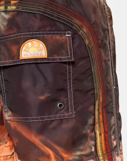 Sundek COSTUME DA BAGNO CORTO VITA ELASTICATA CON PATCH - GOLDENWAVE SPECIAL EDITION -Moda Sconto MAN BOARDSHORT OVERDYEDBDPATCH HUNTER01 GM504BDTA1Z3 13601 21