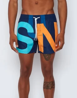 Sundek COSTUME DA BAGNO STAMPA MACRO LOGO