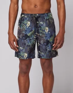 Sundek COSTUME DA BAGNO LUNGO A VITA ELASTICATA STAMPA SPOTTY JUNGLE