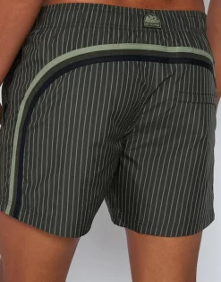 Sundek COSTUME DA BAGNO RIGATO A VITA ELASTICATA TINTO FILO -Moda Sconto MAN BOARDSHORT STRIPEDBOARDSHORT PINE01 M589BDVT100 55101 3