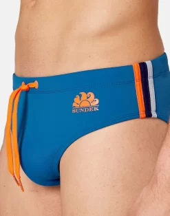 Sundek SLIP MARE DIWALTER 5 Sundek SLIP MARE DIWALTER -Moda Sconto MAN SLIP DIWALTERSWIMBRIEF AEGEANBLUE01 M279SSL3000 77101 20
