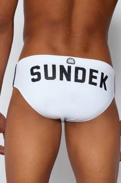 SLIP MARE SYLVAIN STAMPA SUNDEK 7 SLIP MARE SYLVAIN STAMPA SUNDEK -Moda Sconto MAN SLIP SYLVAINSWIMBRIEF WHITE01 M281SSL3000 00601 4