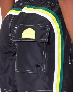 Sundek COAST - PANTALONCINO MARE LUNGHEZZA MEDIA E VITA ELASTICATA -Moda Sconto WOMAN BDELASTICWAIS COASTSHORT BLACK36 W539BDTA100 00436 20