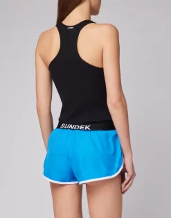 Sundek LULIN - COSTUME A PANTALONCINO CORTO CON VITA ELASTICATA -Moda Sconto WOMAN BDELASTICWAIS LULINSHORT LUNARFISH W636BDP8100 96400 4