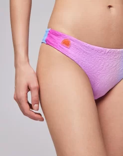 Sundek SLIP CULOTTE CON BACK STROPICCIATO -Moda Sconto WOMAN BIKINIBOTTOM BIKINIBOTTOM IBISCO W283KBL75NU 968NU 4