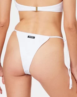 Sundek SLIP SGAMBATO SLIM FIT -Moda Sconto WOMAN BIKINIBOTTOM HIGHLEGBOTTOM WHITE GW335KBL5900 00600 26