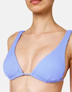 Sundek TOP A TRIANGOLO AMERICANO JACQUARD -Moda Sconto WOMAN BIKINIBOTTOM TRIANGLETOP LOBELIA GW325KTL6600 78700 27