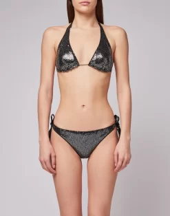 Sundek TOP AMERICANO CON PAILLETTES