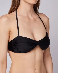 Sundek TOP A FASCIA INCROCIATO EFFETTO PERLATO 5 Sundek TOP A FASCIA INCROCIATO EFFETTO PERLATO -Moda Sconto WOMAN BIKINITOP BIKINITOP BLACK W244KTL6800 00400 3