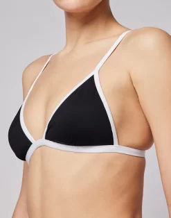 Sundek TOP BRALETTE CON COLORI A CONTRASTO -Moda Sconto WOMAN BIKINITOP BIKINITOP BLACK01 GW409KTL7300 00401 3
