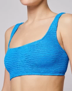 Sundek TOP BRA IN TESSUTO GOFFRATO -Moda Sconto WOMAN BIKINITOP BIKINITOP LUNARFISH W282KTL7000 96400 3