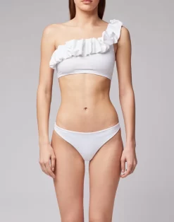 Sundek TOP MONOSPALLA CON ROUCHE