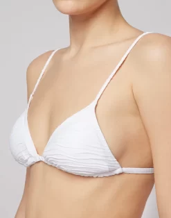 Sundek TOP A BALCONCINO CON LACCI REGOLABILI -Moda Sconto WOMAN BIKINITOP BIKINITOP WHITE GW331KTL7700 00600 3