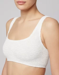Sundek TOP BRA IN TESSUTO GOFFRATO 5 Sundek TOP BRA IN TESSUTO GOFFRATO -Moda Sconto WOMAN BIKINITOP BIKINITOP WHITE W282KTL7000 00600 3