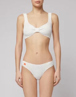 Sundek TOP BRALETTE IN TESSUTO GOFFRATO