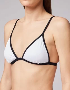Sundek TOP BRALETTE CON COLORI A CONTRASTO -Moda Sconto WOMAN BIKINITOP BIKINITOP WHITE01 GW409KTL7300 00601 3 3a31775b b1f2 45b8 81f5 89bf3894fe87