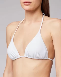 Sundek JENNIFER - TOP A TRIANGOLO -Moda Sconto WOMAN BIKINITOP JENNIFERTOP WHITE W101KTLY700 00600 3