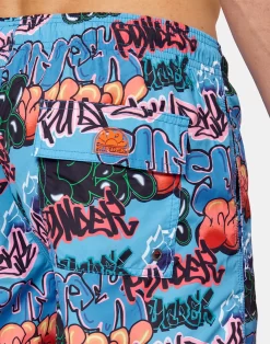 Sundek COSTUME DA BAGNO LUNGO VITA ELASTICATA 5 Sundek COSTUME DA BAGNO LUNGO VITA ELASTICATA -Moda Sconto man capsule bubble tag print celestial M717BDRT4BT 424BT 3