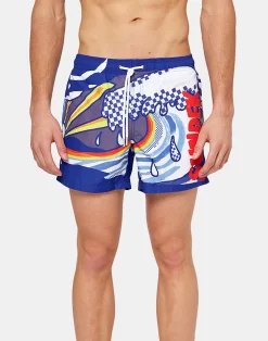 Sundek COSTUME DA BAGNO CORTO CON STAMPA POP WAVE